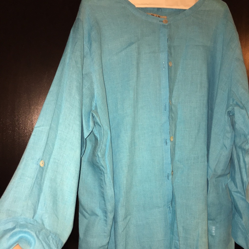 Flax Blue Blouse!